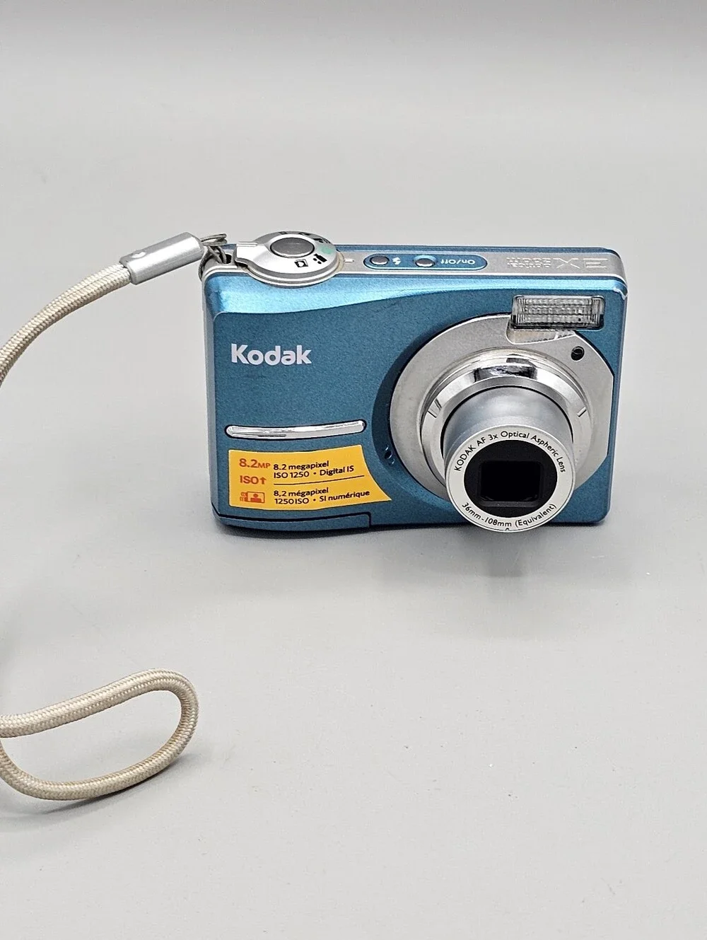 Kodak EasyShare C813 Digital Camera Blue 8.2MP 3x Optical Zoom Y2K Working w SD